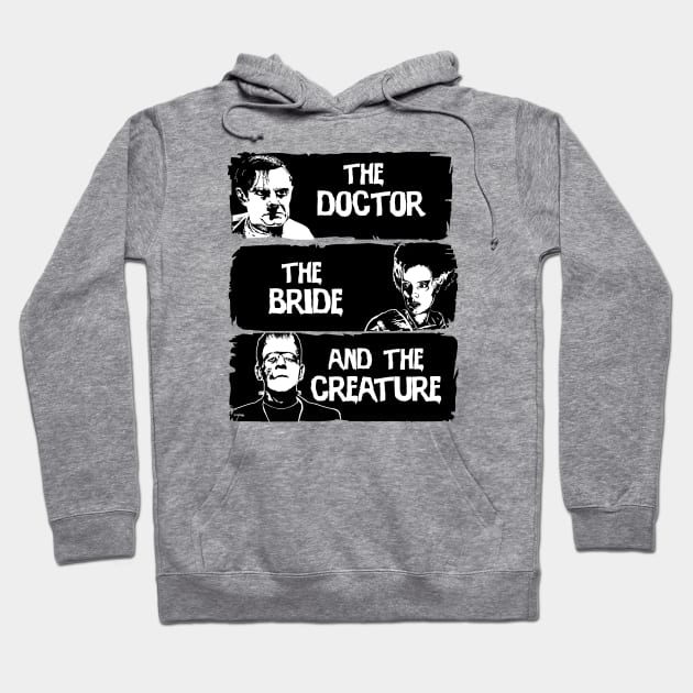 The doctor, the bride and the creature Hoodie by carloj1956